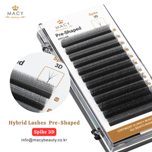 Pestañas Híbridas Preformadas Spike 3D MACY BEAUTY KOREA Extensiones de Pestañas Premium al por Mayor Pestañas Personalizadas Marca Privada - Product Image 2