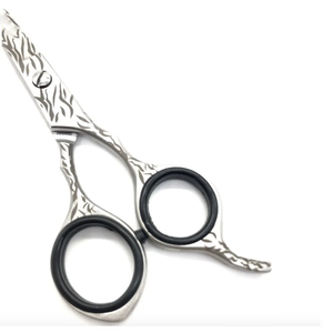 Professional Salon <b>Barber</b> Scissors 440C Stainless Steel Superb Quality Sharp Blunt Straight <b>Blade</b> Rubber Handle for Beauty Hair - Product Image 3