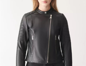Ventes chaudes - Automne-hiver - Vêtements pour femmes - Mode - Manteau à manches en cuir de différentes couleurs pour femmes - Vestes courtes pour femmes pour l'automne - Product Image 6