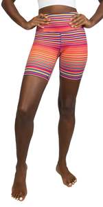 Shorts de sport pour femmes à taille basse, motif floral rose, respirants, en coton et élasthanne tricotés, séchage rapide, avec cordon de serrage, tenue active, coupe classique - Product Image 5
