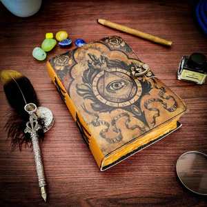 Handmade peacock <b>Leather</b> Journal <b>Leather</b> <b>Diary</b> <b>Leather</b> Writing Journal - Product Image 2