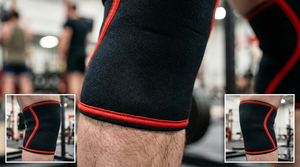 Weightlifting <b>Knee</b> Sleeve Support Heavy Duty Trainer Push Up <b>Knee</b> Sleeves Power-lifting <b>Knee</b> Supports - Product Image 2