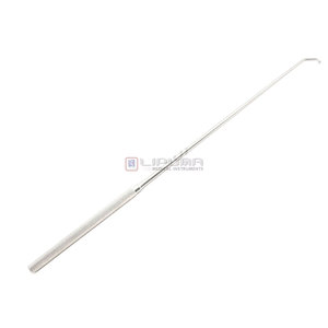 Caspar Exploration - Sonda de Gancho para Vasos Coagulados, Extremo de 245 mm (9 3/4 Pulgadas), Instrumento Quirúrgico Manual, Acero Inoxidable Certificado MOL - Product Image 1