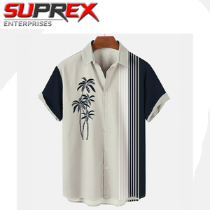 Camisa Hawaiana para hombre, camisa holgada transpirable de manga corta con solapa, camisa Retro de coco de verano para hombre, camisas de playa informales 3D - Product Image 3