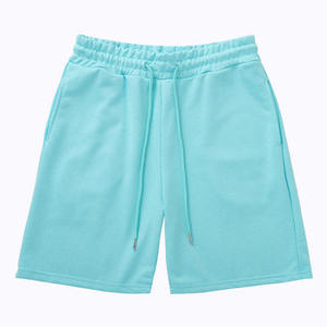 Shorts de sport pour homme en polyester respirant, couleur unie, séchage rapide, avec cordon de serrage à la taille et poches, longueur courte, style décontracté - Product Image 5