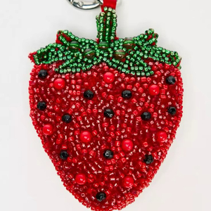 Handmade Beaded Cowboy Boot Keychain Colorful Western Charm for Bags Gifts Fashion Accessories Artisan <b>Craft</b> from India - Product Image 1