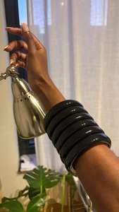 Pulseras de Resina Coloridas, Modernas, Gruesas y Apilables, Personalizables en Tamaño y Forma, Regalo para Chicas, Artesanía MS - Product Image 2