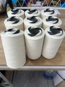 Raw White <b>100</b>% <b>Polyester</b> Filament <b>Yarn</b> Hollow Filling Material for Spinning Recyclable Grade Solid Color - Product Image 4