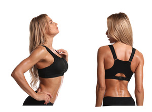 Adjustable Halter <b>Open</b> Back High for Breathable Eco-Friendly Shoulder Straps Yoga Sports <b>Bra</b> Set Removable Pads for Big - Product Image 1