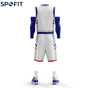 Uniforme de basket-ball personnalisé pour hommes, logo personnalisé, sublimation, vêtements de sport à séchage rapide, haute performance, uniforme de basket-ball 100% polyester - Product Image 6