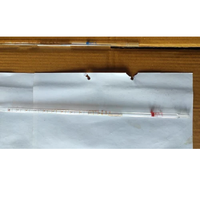 Pipettes volumétriques de précision en verre borosilicate pour la mesure de liquides en laboratoire et l'analyse chimique