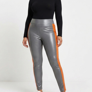 Women Streetwear Leather Compression Tight Female Fitness Wear Leather Leggings Girls High Waist Leather <b>Tights</b> - Product Image 6