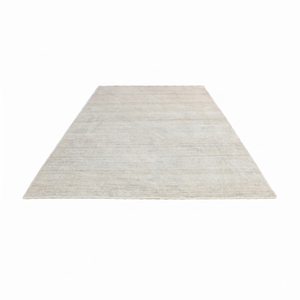 DECORDEC Tapis épais moderne en laine texturée gris clair ivoire, antidérapant, écologique, pour salon, hôtel, villa - Product Image 2