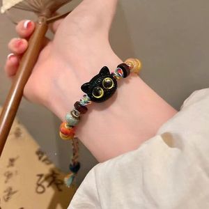 Bracciale Vintage da Donna con Perle Imitate, Cristalli Blu e Catena Bianca con Zaffiro Naturale - Product Image 3