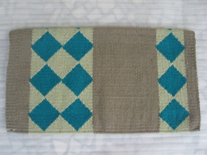 Diamond Pattern New Zealand Wool Saddle <b>Blanket</b> Western Horse Pad <b>Thick</b> Soft Durable Breathable Equestrian Riding Saddle Cloth - Product Image 4