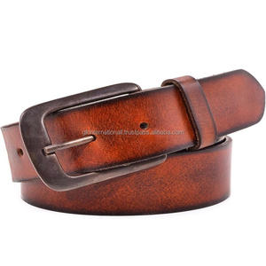 ชุดเดรสหนังแท้สำหรับผู้ชายดีไซน์แบบเข็มขัดแฟชั่นและงานแฮนด์เมดแบบคลาสสิกสำหรับนักธุรกิจและลำลองสามารถปรับแต่งได้ - Product Image 3