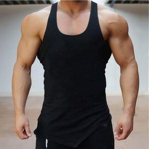 Custom 100% Cotton Men <b>Stringer</b> <b>Vest</b> Blank Outdoor Sport Tank Top Quick Dry Oversize Men Gym Singlet Tank Top Unisex Men Cloths - Product Image 2