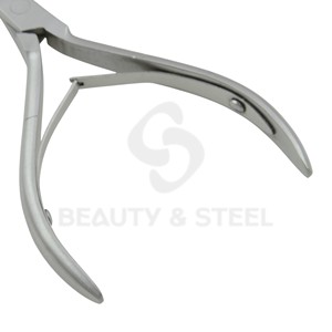 Cortacutículas Profesional de Acero Inoxidable con Doble Resorte, Removedor de Piel Muerta de Precisión para Técnicos de Salones de Uñas - Product Image 3