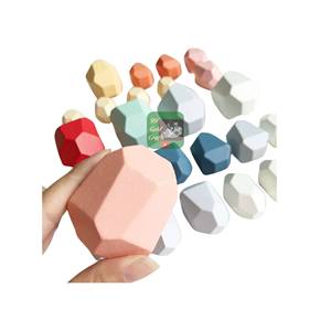 Piedras de Equilibrio de Madera, Juguete Educativo Montessori para Niños de 2 a 4 Años, Bloques de Construcción Unisex con Temática de la Naturaleza - Product Image 6