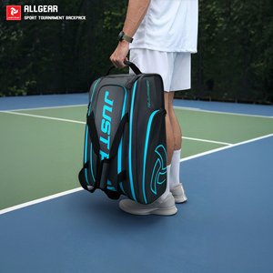 Mochila de Pickleball Just Play All Gear Tour Grande de PVC con Cierre de Cremallera, 6 Compartimentos, Almacenamiento para Raquetas y Zapatos, Resistente al Agua - Product Image 1