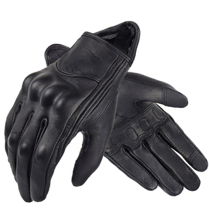 Gants de vélo en cuir, longueur poignet, thermiques, non doublés, décontractés, compatibles avec les écrans tactiles, pour le cyclisme, l'hiver et les activités de plein air - Product Image 1