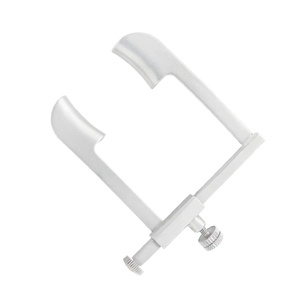 Espéculo Oftálmico Cook con Tornillo de Bloqueo, Manual, Hoja Grande de 15 mm, Longitud de 4.5 cm, Acero Inoxidable Oftálmico Reutilizable - Product Image 1