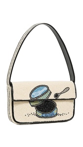 กระเป๋าคลัทช์ลูกปัดดีไซน์ชายหาดสำหรับผู้หญิงรุ่นใหม่ล่าสุด  งานปักแฟชั่น  โลโก้สั่งทำได้  สีฟ้า  ประดับด้วยลูกปัดเม็ดเล็ก - Product Image 2