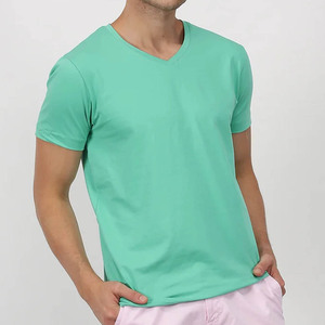 Camisetas con Cuello en V Fresh Clean Threads para Hombre, Preencogidas, Suaves, Ajustadas, Premium, Clásicas, de Secado Rápido - Product Image 3