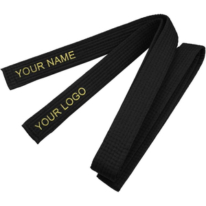 Ropa de Artes Marciales Transpirable/Ecológica Personalizada al por Mayor, Cinturón de Karate con Diseño de Logotipo OEM, Cinturones de Karate Ligeros - Product Image 1