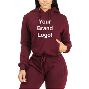 Ensemble de survêtement unisexe gris à capuche en polaire à carreaux, pantalon de survêtement long avec poches latérales, tenue décontractée d'hiver 100% coton respirant - Product Image 4