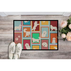 Felpudo Great Pyrenees antideslizante y lavable de pila baja para interior/exterior alfombra de entrada 24H X 36W para puerta Delantera - Product Image 2