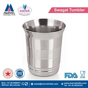 Verre à bière en acier inoxydable, design minimaliste, durable, pour cocktails et fêtes, SWAGAT TUMBLER - Product Image 3