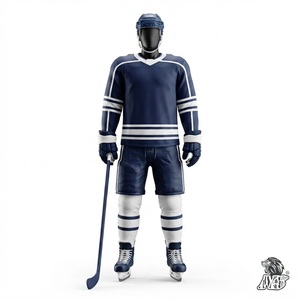 Uniforme de Hockey sobre Hielo para Hombre, Jersey de Alto Rendimiento, Pantalones Cortos, Calcetines, Conjunto de Entrenamiento, Ropa Deportiva Atlética Premium, Construcción Duradera - Product Image 2