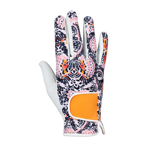 Men's Golf <b>Gloves</b> Goatskin Leather Breathable Non-Slip Pull on Closure Embossed Hands Sports - Product Image 1