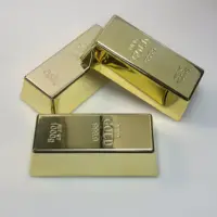 Lingotti di barre placcati oro lucido a basso costo per la casa a basso MOQ