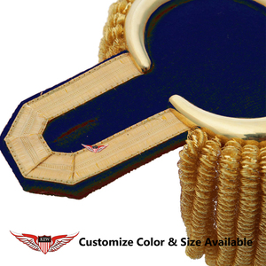 KEW - Epaulettes de Hombro de Alta Calidad Personalizables con Hilo Metálico, Accesorio Elegante Vintage Ecológico - Product Image 3
