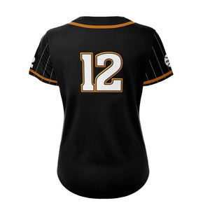 Camisetas de Béisbol Blancas Cosidas de Fabricante OEM, Camisetas de Béisbol Transpirables de Alta Calidad con Sublimación Total - Product Image 2