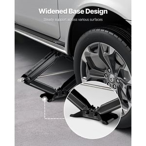 Set di 2 Martinetti a Forbice Stabilizzatori per Camper da 4-23,4 Piedi (9000 Libbre) per Carichi Pesanti, con Manovella - Product Image 4