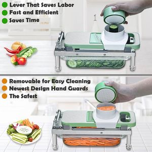 All-in-1 Vegetable Chopper with 8 Blades Mandoline Slicer and Food Container for Salad Onion Potato Chopping - Product Image 4