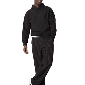 Transpirable personalizado peso pesado algodón sudaderas con capucha hombres de gran tamaño Puff estampado gráfico Streetwear pulóver Hip Hop sudadera - Product Image 2