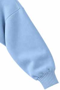 Suéter de Cuello Alto Azul Claro para Mujer, Manga Larga, Tejido Sólido, Informal, para Invierno, 100% Acrílico, Antipilling - Product Image 5