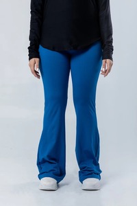 Leggings Personalizados sin Costuras con Corte Bootcut para Mujer, Pantalones de Yoga de Cintura Alta con Pierna Ancha, Pantalones Deportivos OEM - Product Image 6