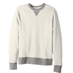 Crewneck Men's Sweatshirt OEM Custom Logo Printed 100% Cotton Mens Blank Unisex Pullover Oversized Hoodie Set Plain - Product Image 1