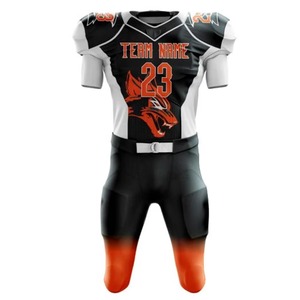 Uniforme de Fútbol Americano Premium al por Mayor, Fabricante OEM, Jersey y Pantalones de Fútbol Personalizados, Bordado de Logotipo Personalizado, Ropa Deportiva para Equipos - Product Image 2