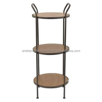 Meilleures ventes Table d'appoint design C Table d'appoint noire avec verre trempé pour la décoration de la maison par Ambience Lifestyle