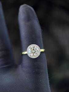 Anillo de diamantes de la mejor calidad con corte brillante, joyería fina para mujeres, compromiso, boda, aniversario y regalos de lujo de la India. - Product Image 6