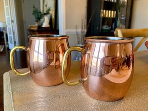 Hammered copper mug <b>set</b> old world drink cups reusable premium <b>beverage</b> <b>serving</b> cocktail mugs durable - Product Image 6