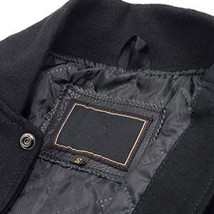 Blouson Teddy Homme Grande Taille à Capuche, Patchwork, Respirant, Durable, Léger, Anti-Plis, Hiver, Devant en Laine/Cuir - Product Image 3