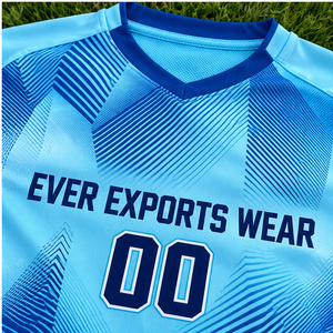 Tenue de football personnalisée, maillot de football cyan bleu royal, short de football, kit de football, impression personnalisée, logo personnalisé, impression de logo - Product Image 3