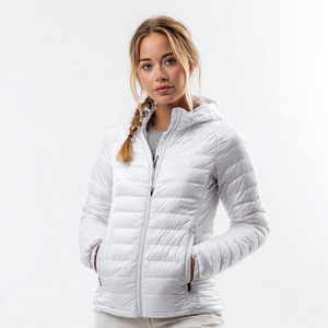Outerwear Down <b>Padded</b> Coat Women's Warm Up <b>Padded</b> Jacket Tops Ladies High Quality Zipper Down <b>Padded</b> Jacket Tops Women's - Product Image 1